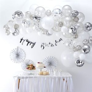 Ballonnenboogset zilver Ginger Ray